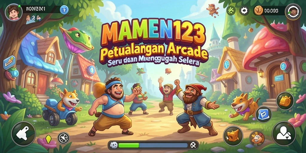 Gameplay MAMEN123 yang penuh aksi dan tantangan.