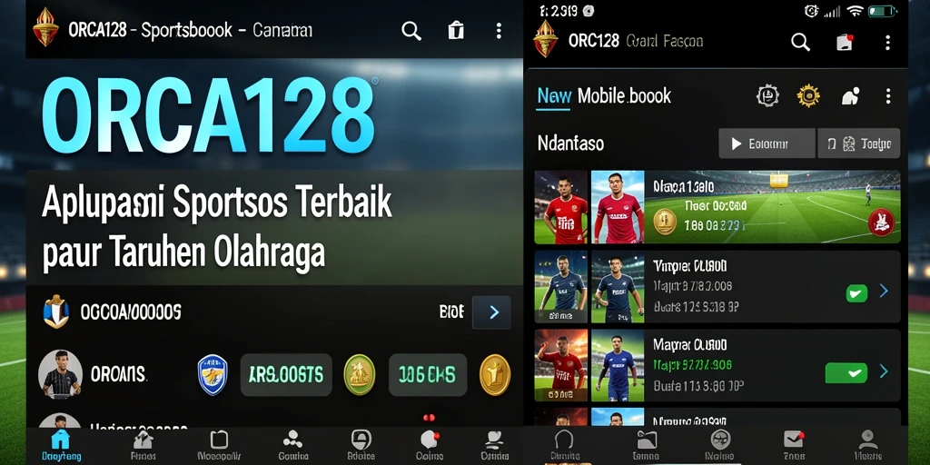 Tampilan gameplay menarik dalam aplikasi ORCA128 untuk taruhan olahraga.
