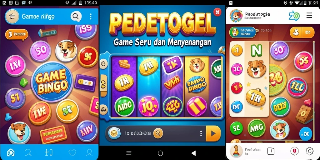 Tampilan gameplay Bingo di PEDETOGEL yang seru dan interaktif.