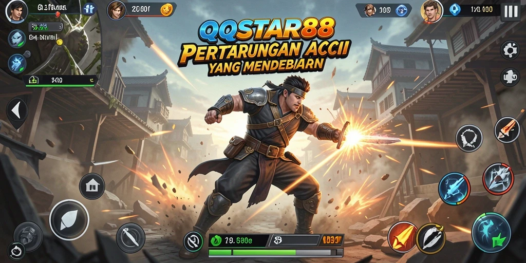 Tangkapan layar QQSTAR88 menampilkan aksi pertarungan yang mendebarkan.